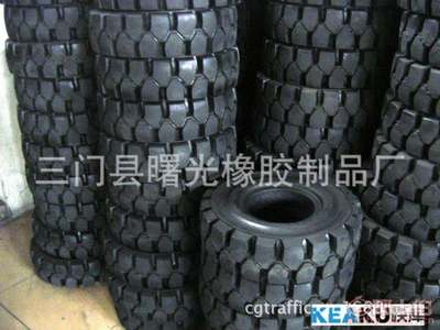 【曙光廠家直銷實心叉車輪胎4.00-8/3.00實心工程機械輪胎】三門縣曙光橡膠制品廠 - 產品庫
